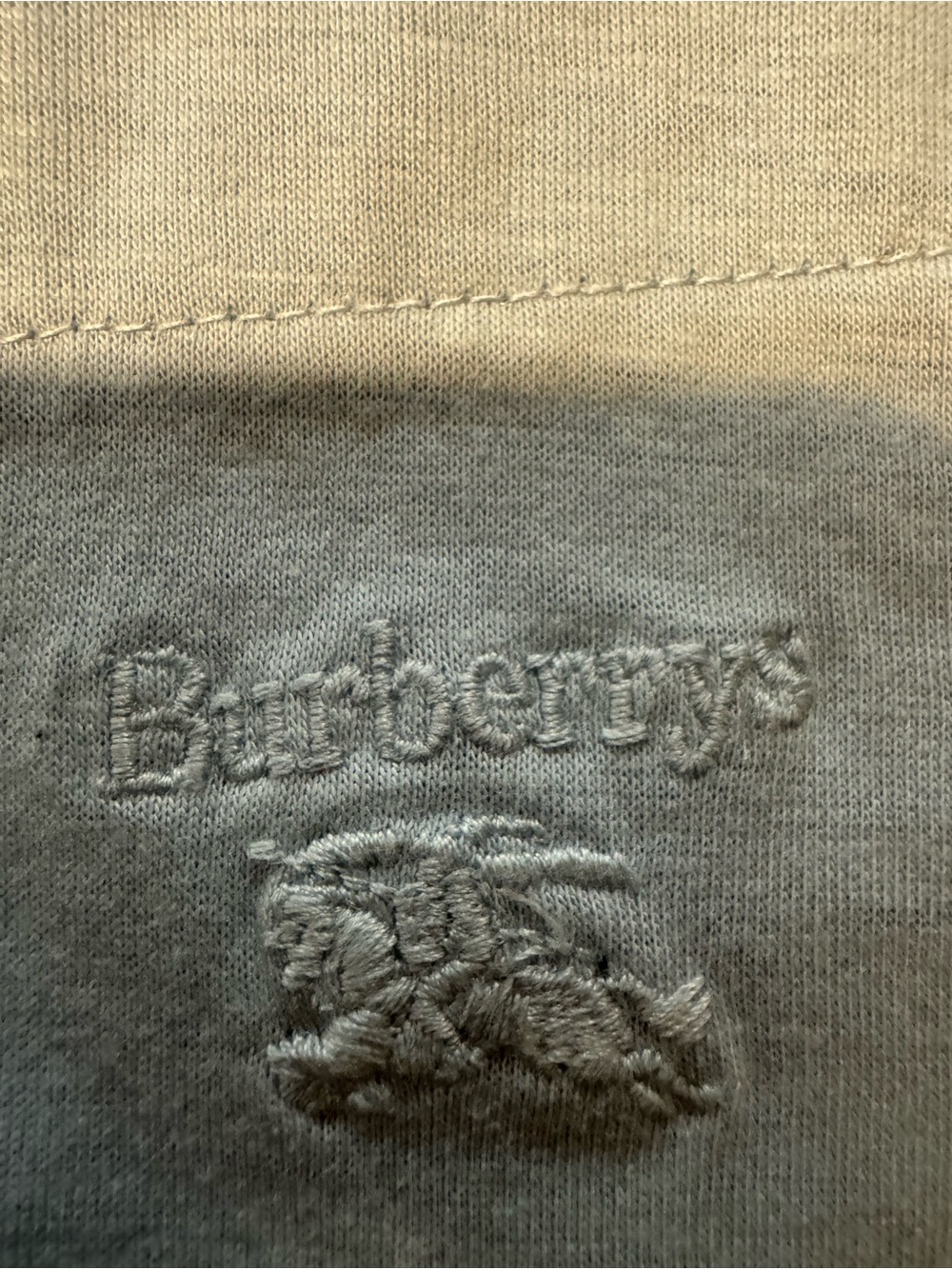 Burberry cotton Light Blue Polo Shirt size S men authentic - Picture 3 of 10